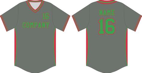 Premium Vector Baseball Jersey Sport Uniform Template Baseball T