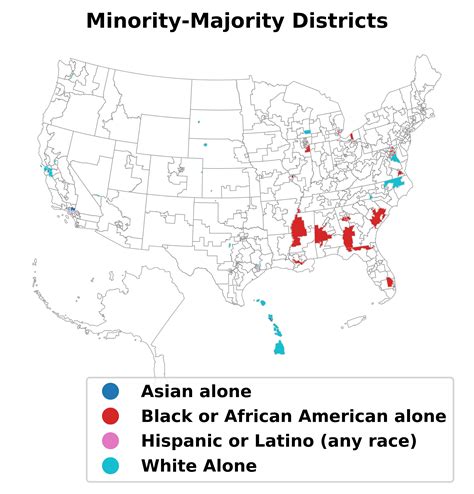 United States How Many Minority Majority Districts Are There