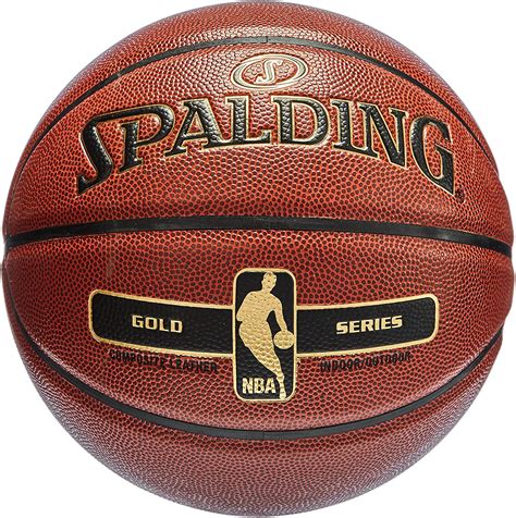 Amazon Spalding Unisex Adult NBA Gold Ball Basketball Ball