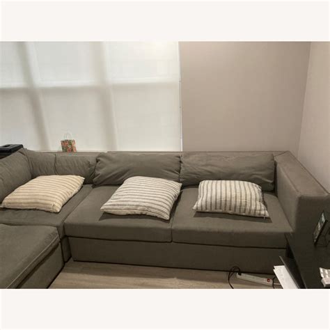 Living Spaces Utopia Modular 3 Piece Sectional - AptDeco