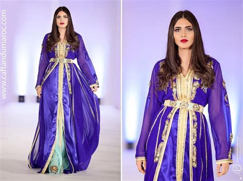 london fashion show caftan du maroc designer siham elhabti model سلمى الورياشي selma el