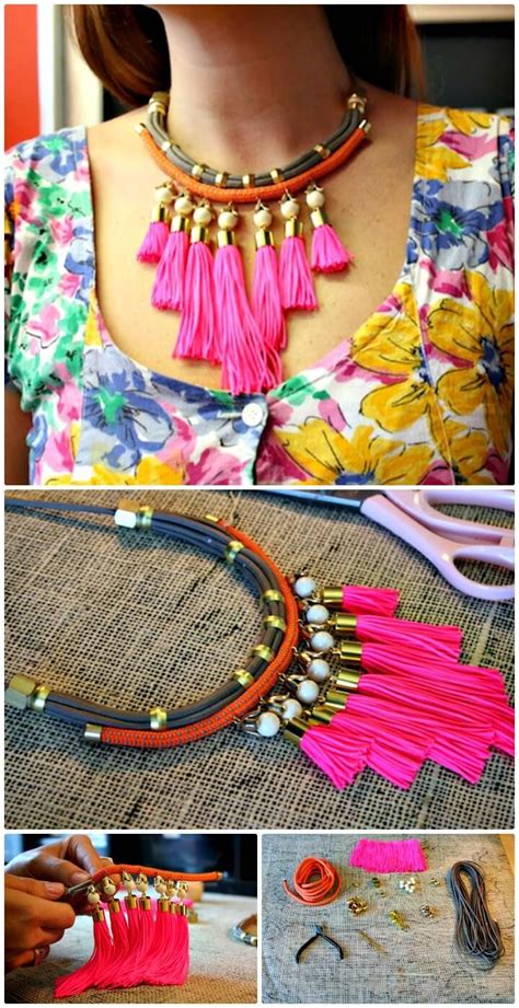 105 Top DIY Necklace Ideas To Try Out This Weekend Diy Necklace Diy