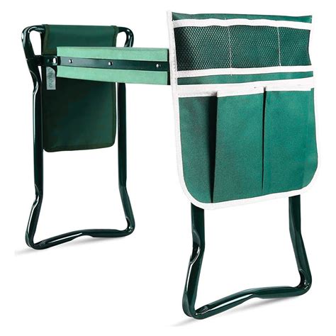 Garden Kneeler And Seat Stool Heavy Duty Garden Folding Bench With