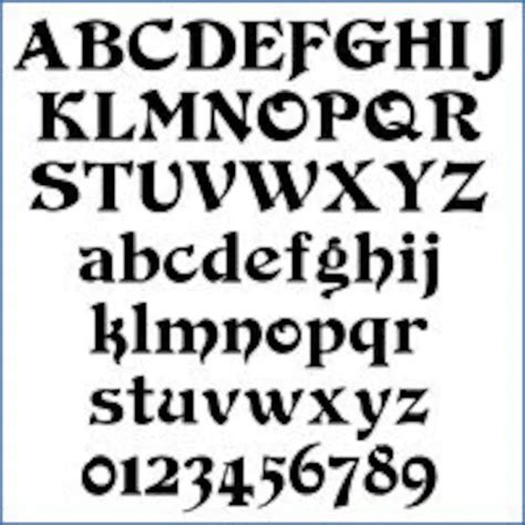 Madeleine Pring 4 Inch Alphabet Stencils Printable Use These Free