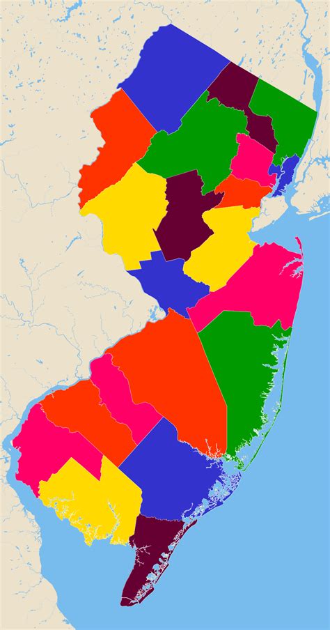 Counties In New Jersey