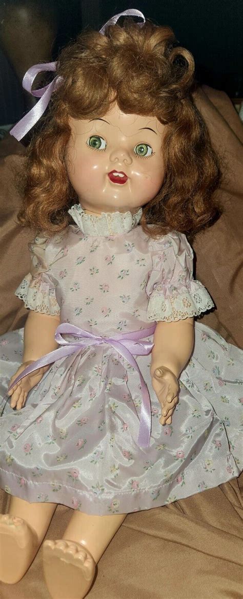Vintage Ideal Saucy Walker Doll 23 Flirty Eyes 1950s Please Read