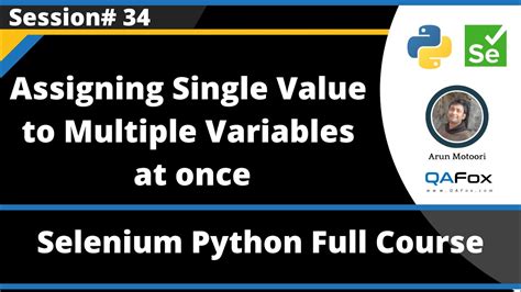 Assigning Single Value To Multiple Variables At Once Selenium Python
