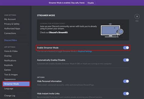 How To Enable Streamer Mode On Discord Beebom