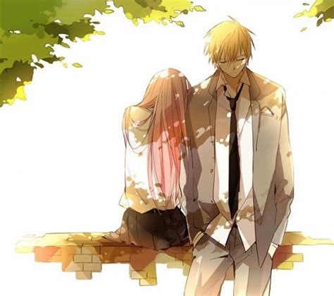 Couple Anime Hug Woman Hugging Man Anime Illustration Hu014dtaru014d