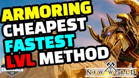 The Best Way To Level Armoring Cheap In New World Youtube