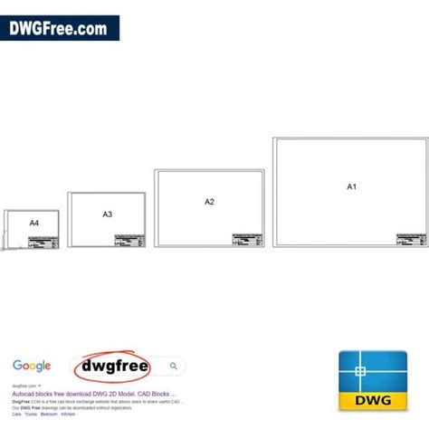 Sheet Formats A1 A2 A3 A4 Dwg Blocks Drawing Free For Autocad