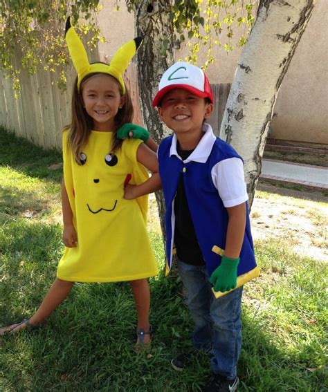 Pokémon Ash And Pikachu Pokemon Halloween Costume Pokemon Costumes