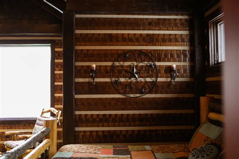 For all exterior and interior wood surfaces. LOG SIDING | Log siding, Log cabin bedrooms, Siding