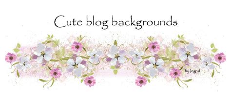 Cute Blog Backgrounds