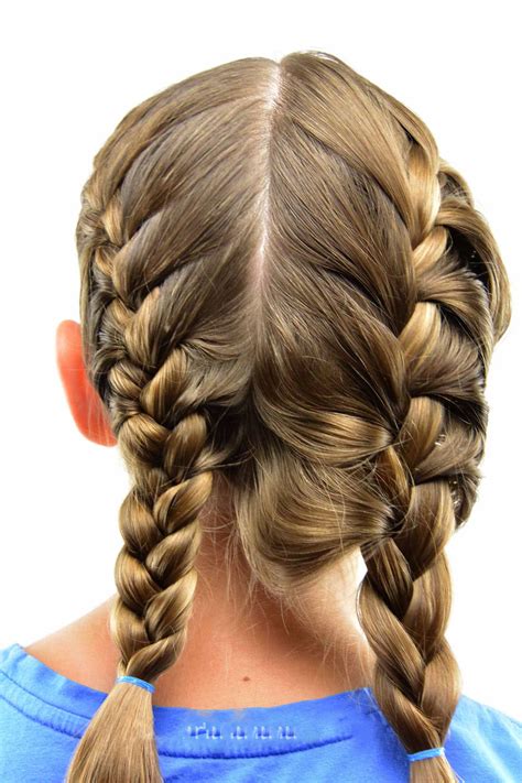 Excellent ideas of braids with the combination of short haircuts and blonde hair colors in 2018. French Braids for Girls 2018-2019 - HAIRSTYLES