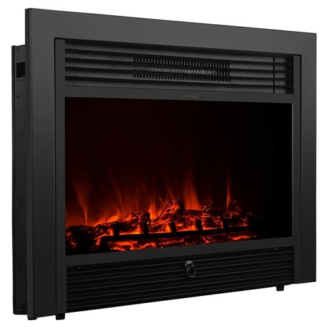 Embedded 285 Electric Insert Heater Fireplace Log Flame W Remote