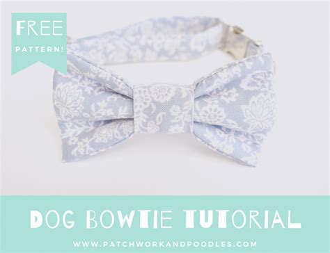 Dog Bowtie A Tutorial Patchwork And Poodles