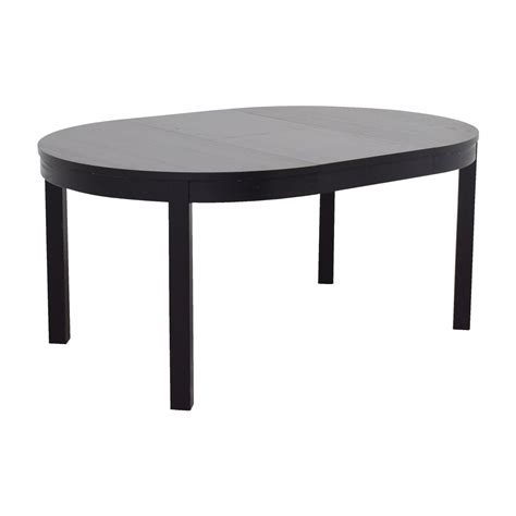 From small dining tables just for you and your partner, 4 seats, 6 seats, or 10 seats, we make ours sturdy and durable, in lots of styles to help you find what suits your taste. 89% OFF - IKEA IKEA Bjursta Extendable Round to Oval ...