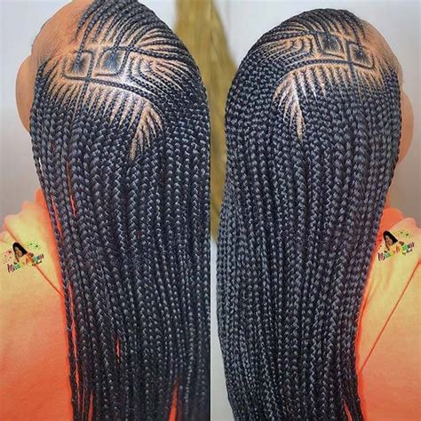 23 Best African Cornrow Braids Hairstyles 2021 To Copy Now