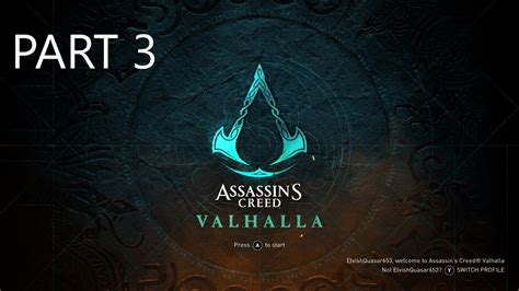 Assassins Creed Valhalla Gameplay Part 3 Styrbjorn Mindovermetal