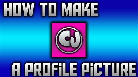How To Make A Youtube Profile Picture Photoshop Youtube