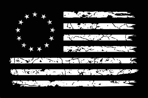 13 Star Betsy Ross Flag Design 18877427 Vector Art At Vecteezy
