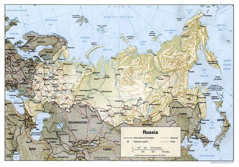 Maps Of Russia Detailed Map Of Russia With Cities And