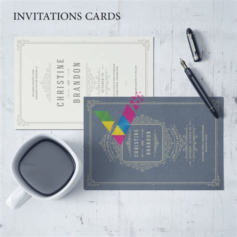 Folded Invitations Print Folded Invitations Au