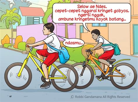 gambar kartun anak sekolah naik sepeda ~ macam macam gambar