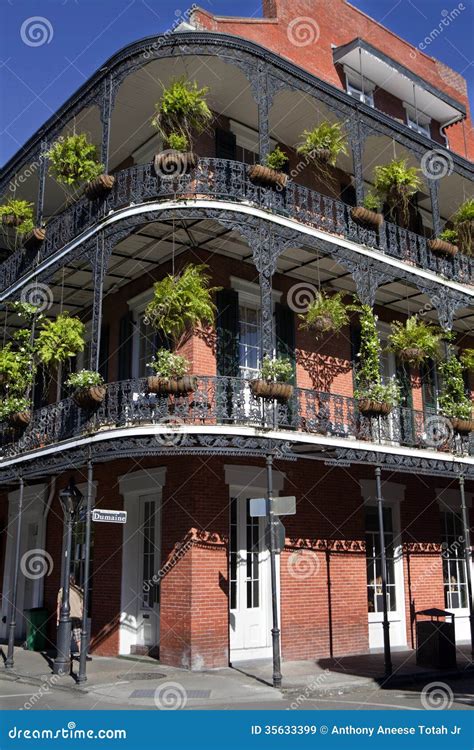 Architecture French Quarter New Orleans Stock Image Image Of
