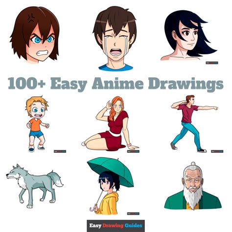 How To Draw Anime For Beginners 100 Easy And Free Step By Step Tutorials