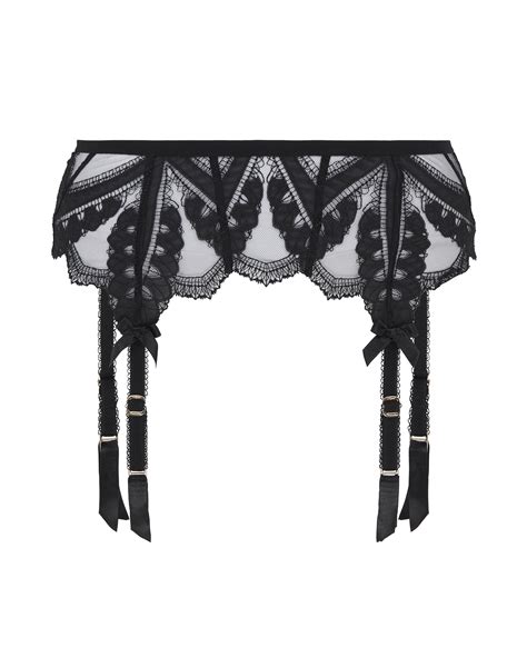 alysia suspender in black by agent provocateur
