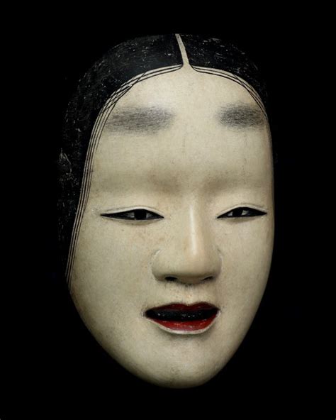 Noh Mask Sculpture Wood Beautiful Noh Mask Of Catawiki