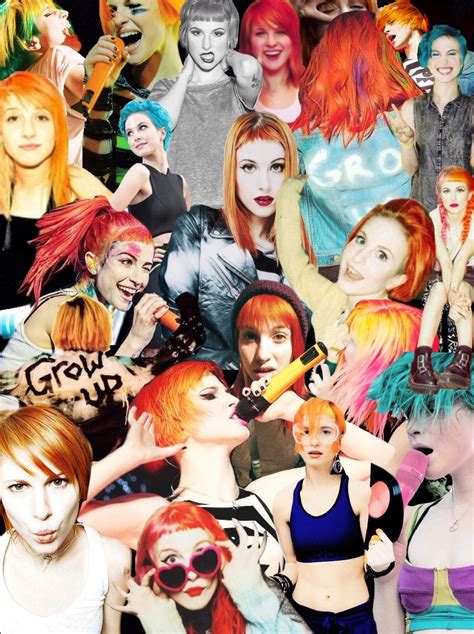 Hayley Williams Collage Wallpaper Paramore Paramore Hayley Williams