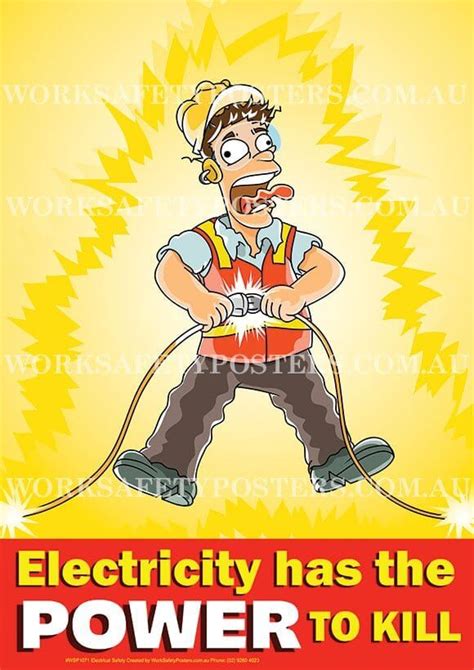Electricity Safety Poster Has The Power To Kill