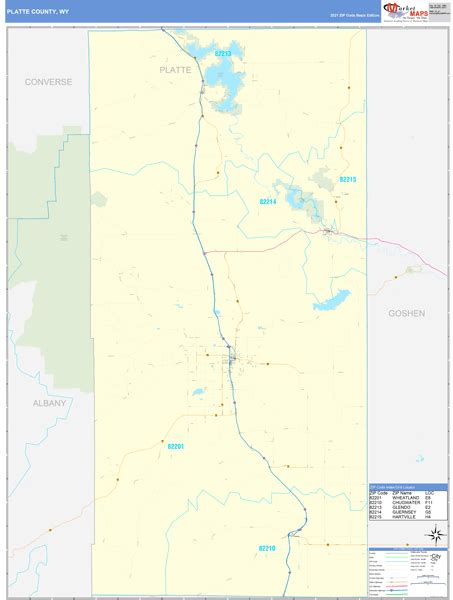 Digital Maps Of Platte County Wyoming