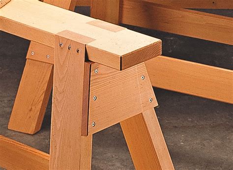 Classic Sawhorses Woodworking Project Woodsmith Plans