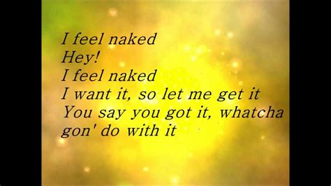 Enrique Iglesias Ft Dev Naked With Lyrics On Screen Youtube