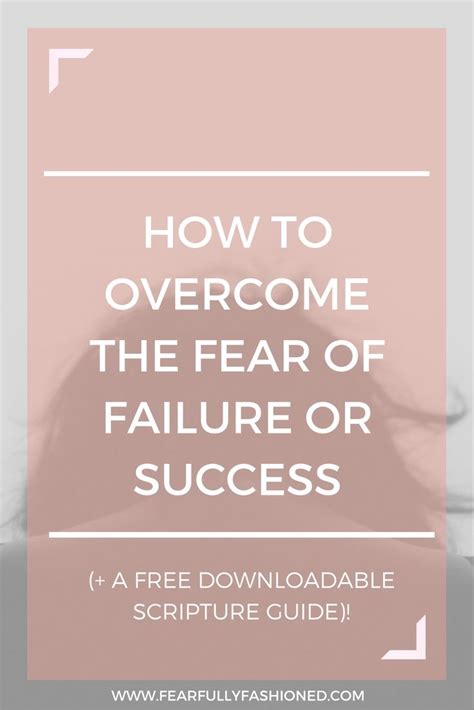 How To Overcome The Fear Of Failure Or Success — Life Designer