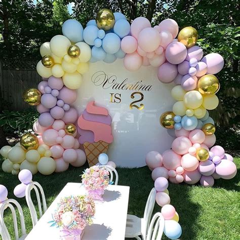 122pcs Macaron Balloon Garland Kit Wedding Party Balloon Diy Etsy