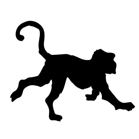Free 279 Silhouette Baby Monkey Svg Svg Png Eps Dxf File
