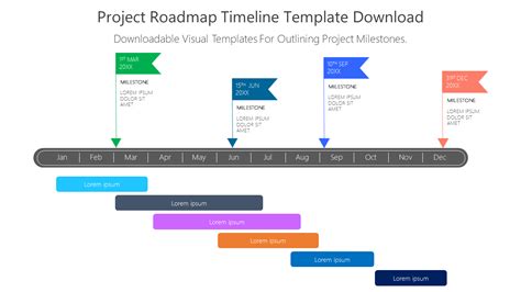 Project Roadmap Timeline Template Download Ppt Infographics