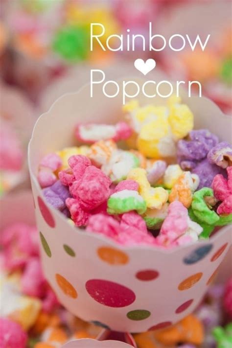 Rainbow Popcorn 60 Rainbow Foods For A Colorful Meal Time