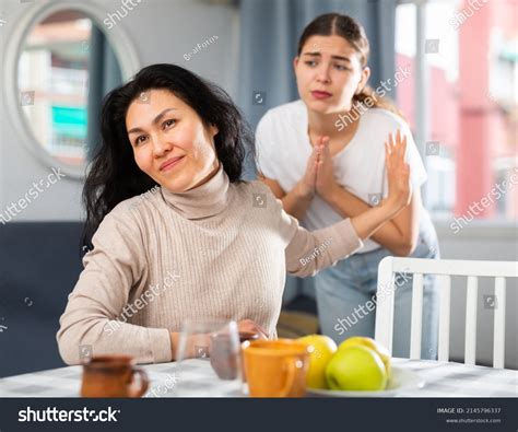 Upset Disappointed Woman Sitting Home While库存照片2145796337 Shutterstock