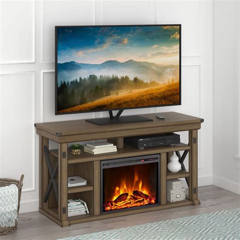 Ameriwood's fireplace tv stand is further equipped with an led that has a runtime of 50,000 hours. Ameriwood Home Wildwood 56'' TV Stand with Fireplace ...