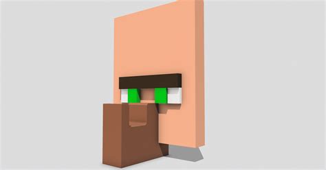 Minecraft Villager Nose Hook By Apollo Download Free Stl Model