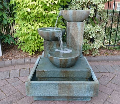 The Patina Bowls Water Feature Is A Fantastic Looking Feature That