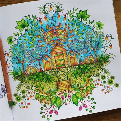 Maybe you would like to learn more about one of these? Finished page in secret garden coloringbook 🖍🙃 ⚫ ⚫ ⚫ ⚫ ⚫ ⚫ ...