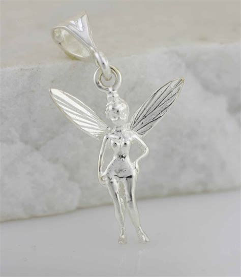 Sterling Silver Fairy Necklace 925 Sterling Silver Fairy Etsy