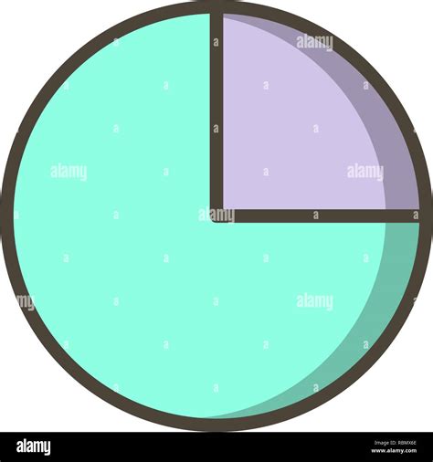 Vector Pie Chart Icon Stock Vector Image And Art Alamy